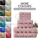 GC Gaveno Cavalia 8 Piece Towel Bale Set Blush Pink 450 GSM Egyptian Cotton view 5
