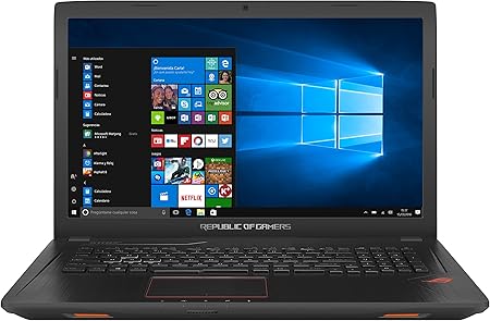 Asus Gl753vd Gc042t Portatil De 17 3 Full Hd Intel Core I7 7700hq Ram De 8 Gb 1000 Gb Hdd Nvidia Geforce Gtx 1050 Windows 10 Metal Negro Teclado Qwerty Espanol Amazon Es Informatica