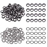 Swpeet 400Pcs - 200Sets 3/10" (8mm) Hole Gun-Black