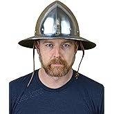 Queen Armour Medieval Kettle Hat Helmet 14th Century 18 Gauge Steel Viking Knight Spartan Medieval Armor Cosplay Crusader