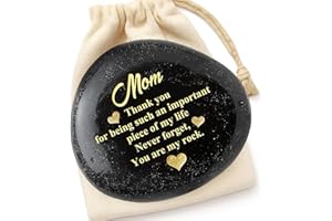 SFPJTL Mothers Day Decorative Stones - You are My Rock Mom Gifts from Son for Mom from Daughter - Sentimental Gifts for Mothers for Her for Women Who Have Everything-Decorative Accessories
