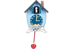 MARK FELDSTEIN & ASSOCIATES Mark Feldstein, Peanuts Gang Holiday Cuckoo Clock, ICY Blue, 17 Inch