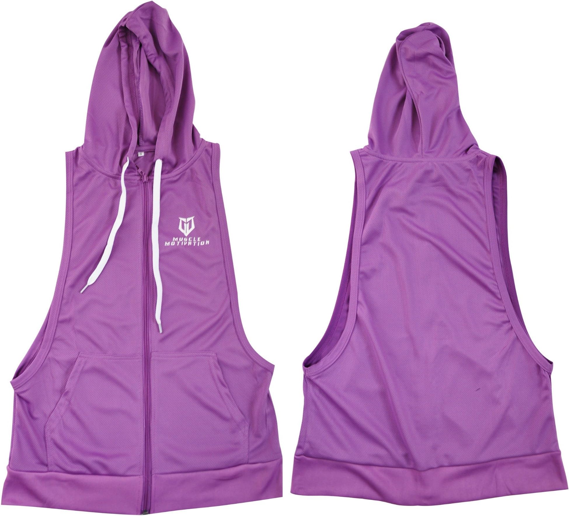 Women Stringer Bodybuilder G-Cool Sports Exercise Sleeveless Gym Workout Hoodies