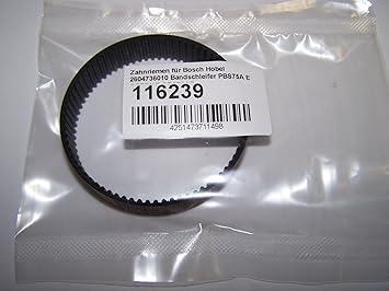 Correa dentada para lijadora de banda Bosch 2604736010 PBS75A E GB75A E GBS75AE Sander