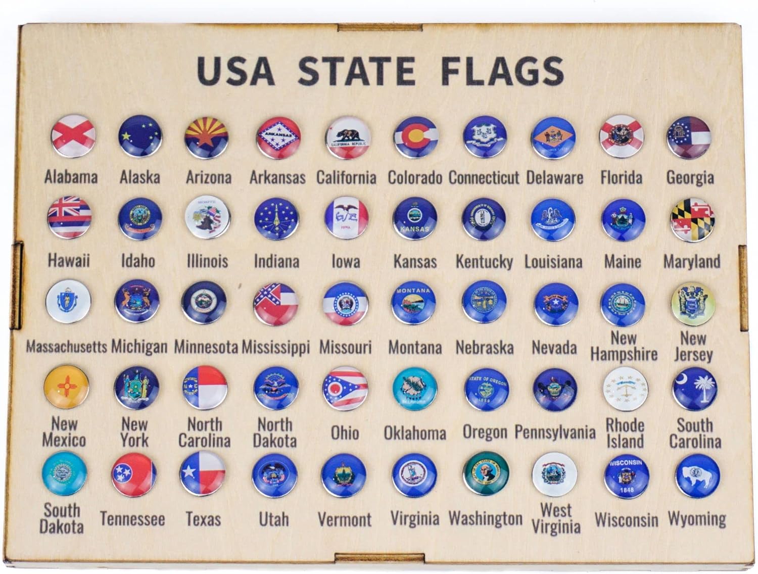 Paintings - 50 US States Push Pins to Mark Travel - Office Thumb Tack - Map Flag Pins - Decorative Drawing Pins for Bulletin Board, Pinboard, Map, Office, Vision Board, Valentines Day Gifts for Him