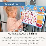 Jaques of London Toddler Reward Chart with Magnetic Stickers 3+ view 5
