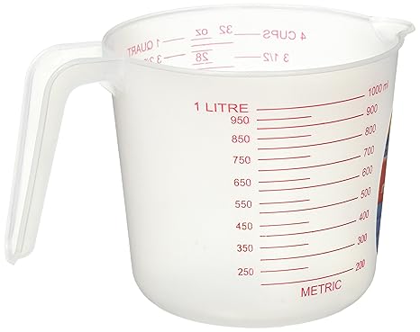 Amazon.com: Kole hw011 One Quart Taza de medir, Regular ...