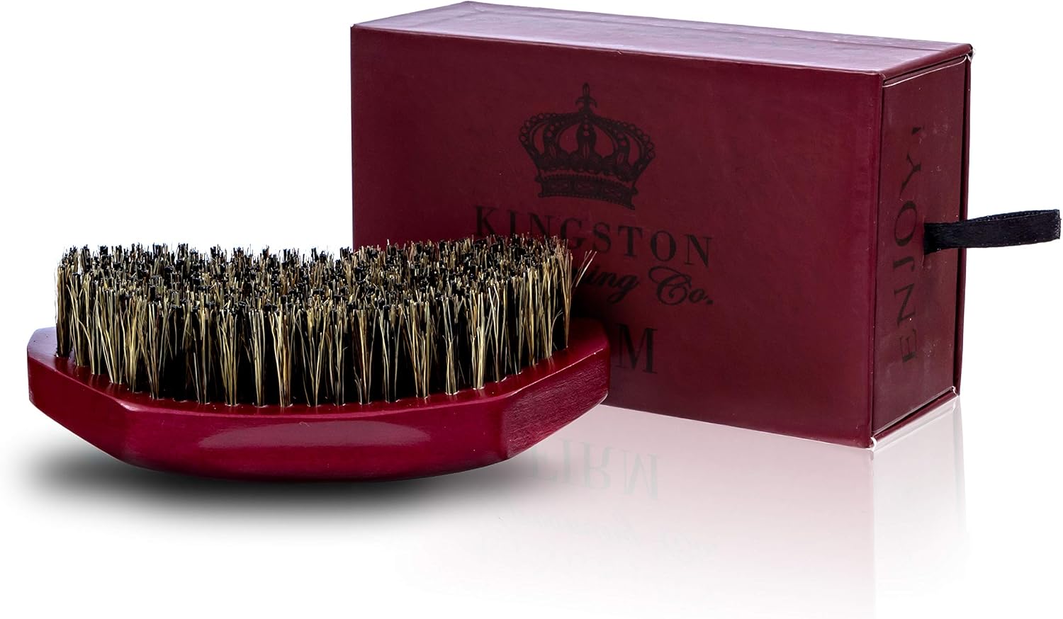 Wave Brush for Men- Boar Hair Brush for Men Perfect Edge Brush and Hair Waver, 360 Waves Brush, Great with Durags - Image 5