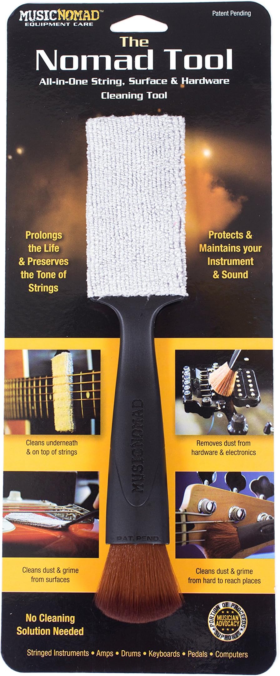 Music Nomad MN205 The Nomad String and Hardware Cleaning Tool (Multicolour)