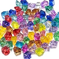 FunLaVie Gemas acrílicas de colores en forma de diamante, para