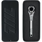 711L 1/4" EDC Ratchet Wrench MK2 (Hex End w/Geared Thumb Wheel) - Accessory for Multitools with 1/4" Hex Bit Adapters and Screwdriver Handles #7WE2A