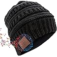 Soundbot Bluetooth Wireless Knit Beanie Headset with Mic - 5Hr Music, 7Hr Talking