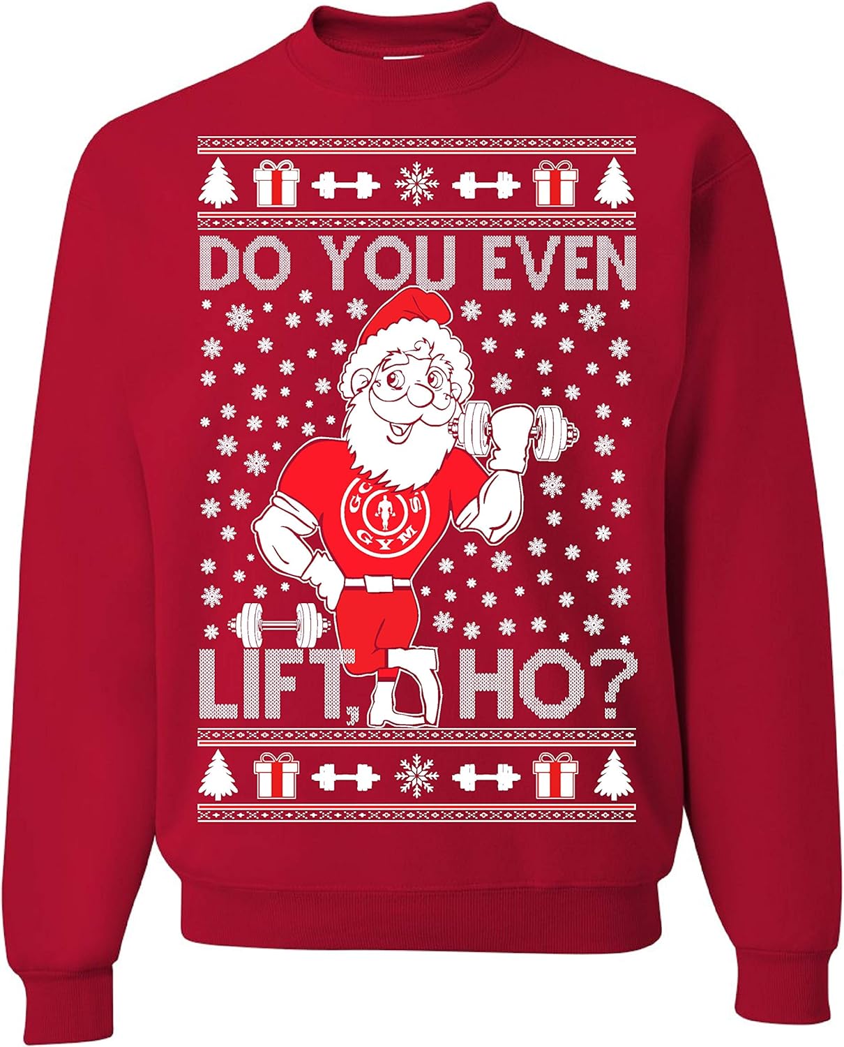 merry liftmas sweater