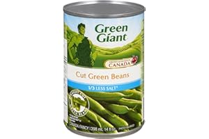 Giant Low Salt Cut Green Beans, 398-Milliliter (Pack of 6)