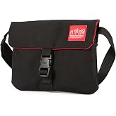 Manhattan Portage Jones Shoulder Bag (water resistant, men, women, thin, flap, buckle closure, shoulder strap)
