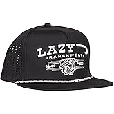 Lazy J Ranch Wear Hereford Bull Western Performance Rope Trucker Hat - Adjustable, Unisex