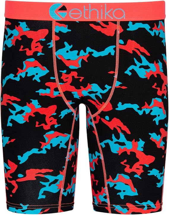 Ethika Mens Staple Boxer Briefs Space Camo (Assorted, XXXLarge) at