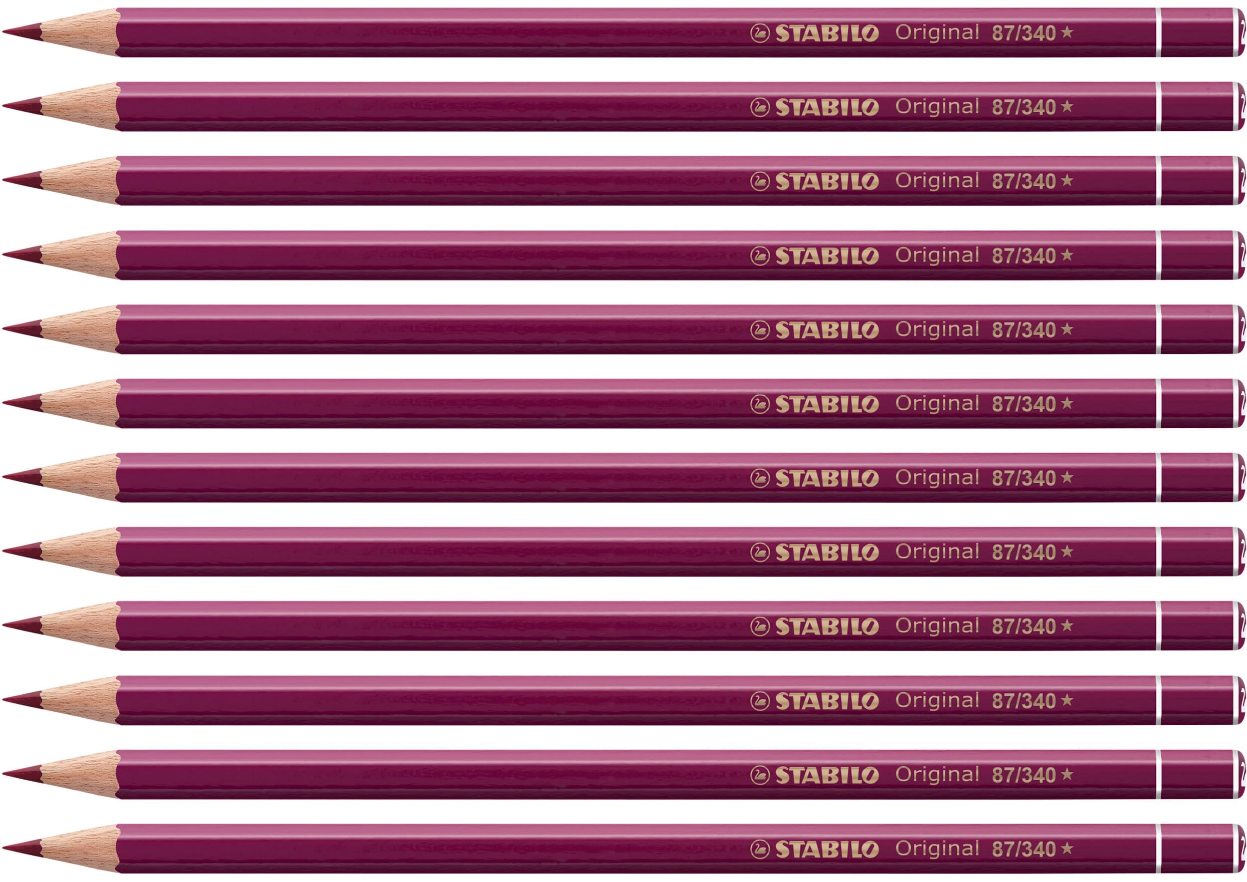 STABILO Premium Colouring Pencil Original - Pack of 12 - red violet