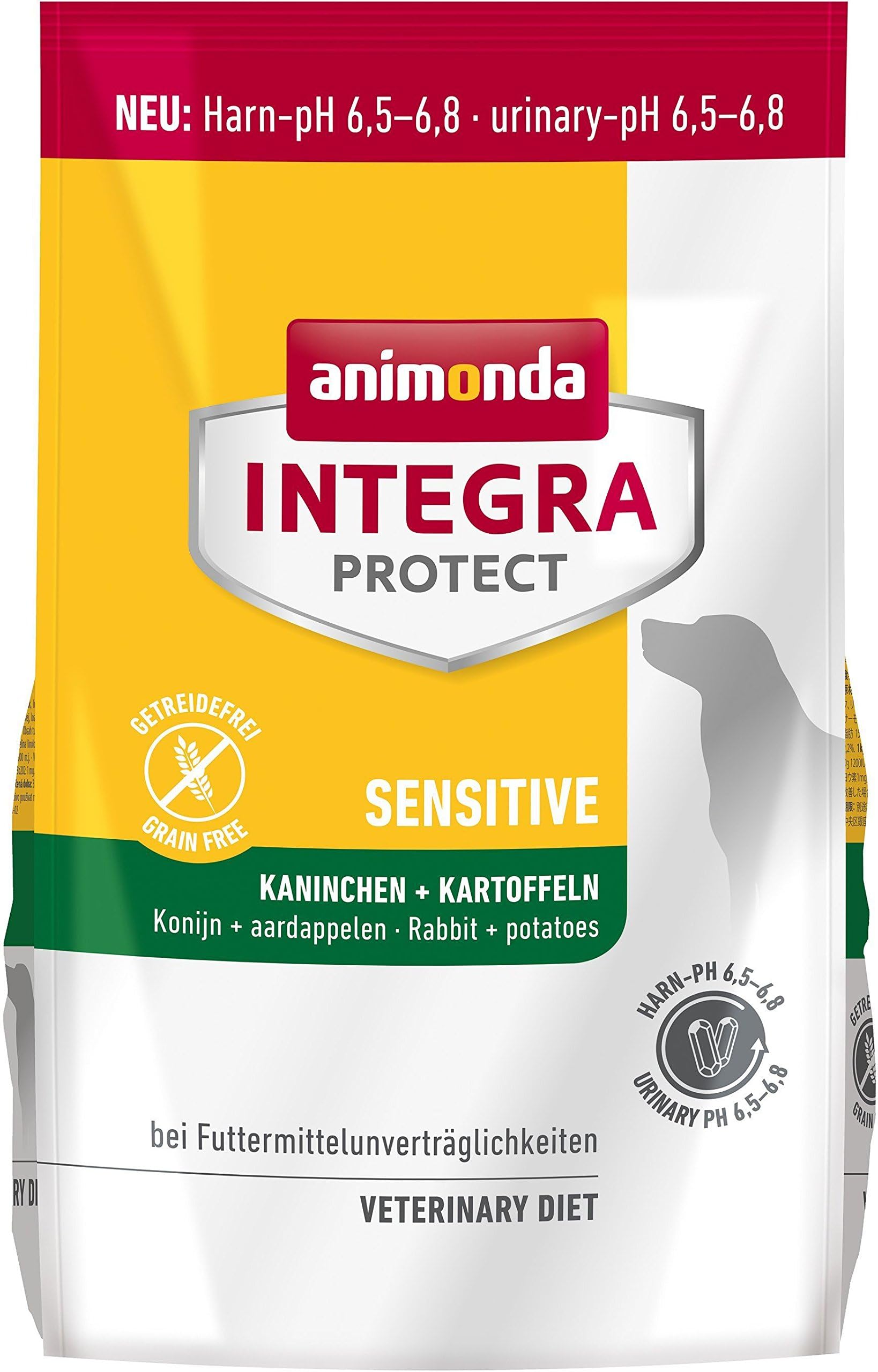 animonda Integra Protect Sensitive Dog Diet Dog Food Dry Food for Food Allergy Rabbits and Potatoes, Various Sizes