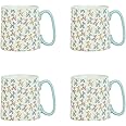 10 Strawberry Street Bella Mug, Balloon Dog, Set of 4