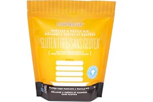 Gluten Free Pancake Mix, Waffle Mix, Delicious Breakfasts and Brunch by Cup4Cup Pancake & Waffle Mix, 907 Grams