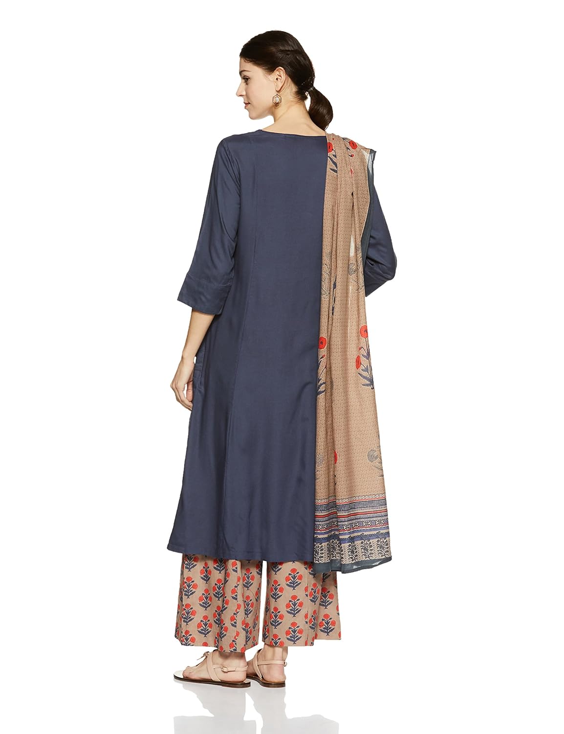 biba women's straight salwar suit set