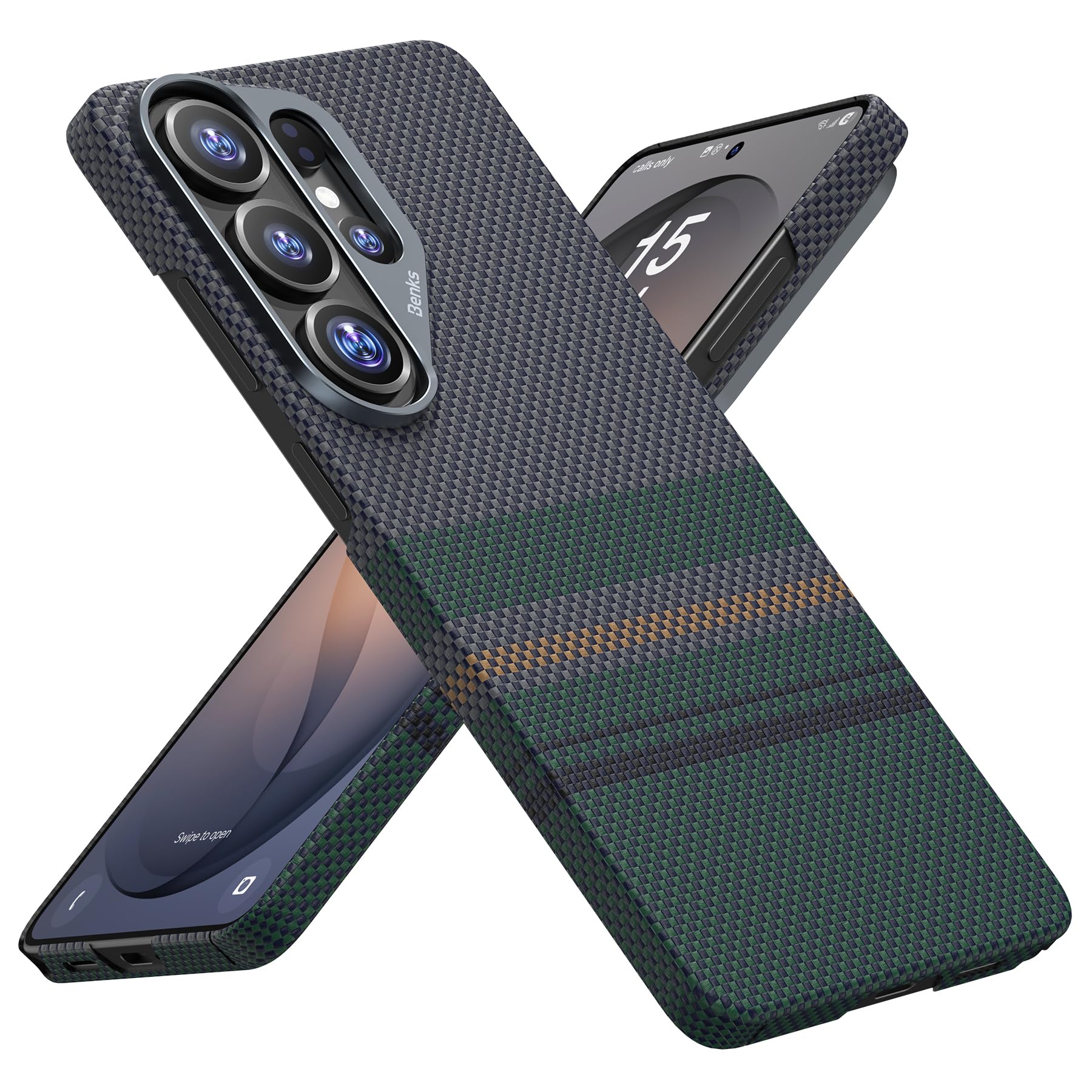 BENKS S26 Ultra Case, Aurora ArmorAir Case for Samsung Galaxy S26 Ultra Compatible with Magsafe, Ultra Slim & Lightweight Minimalist Case Built with Dupont Kevlar 600D & 1000D Fiber