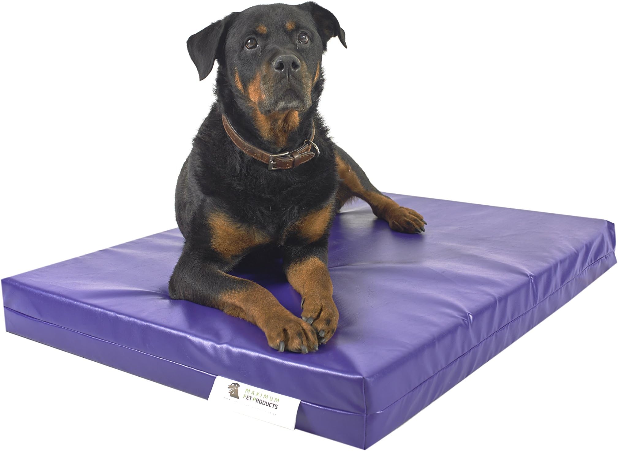 Maximum Pet ProductsTough chew waterproof dog bed (Large, Purple) 100cm x 80cm x 10cm