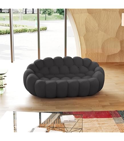 Amazon.com: ESRADA Upholstered Bubble Single Floor Sofa,47'' Mesh