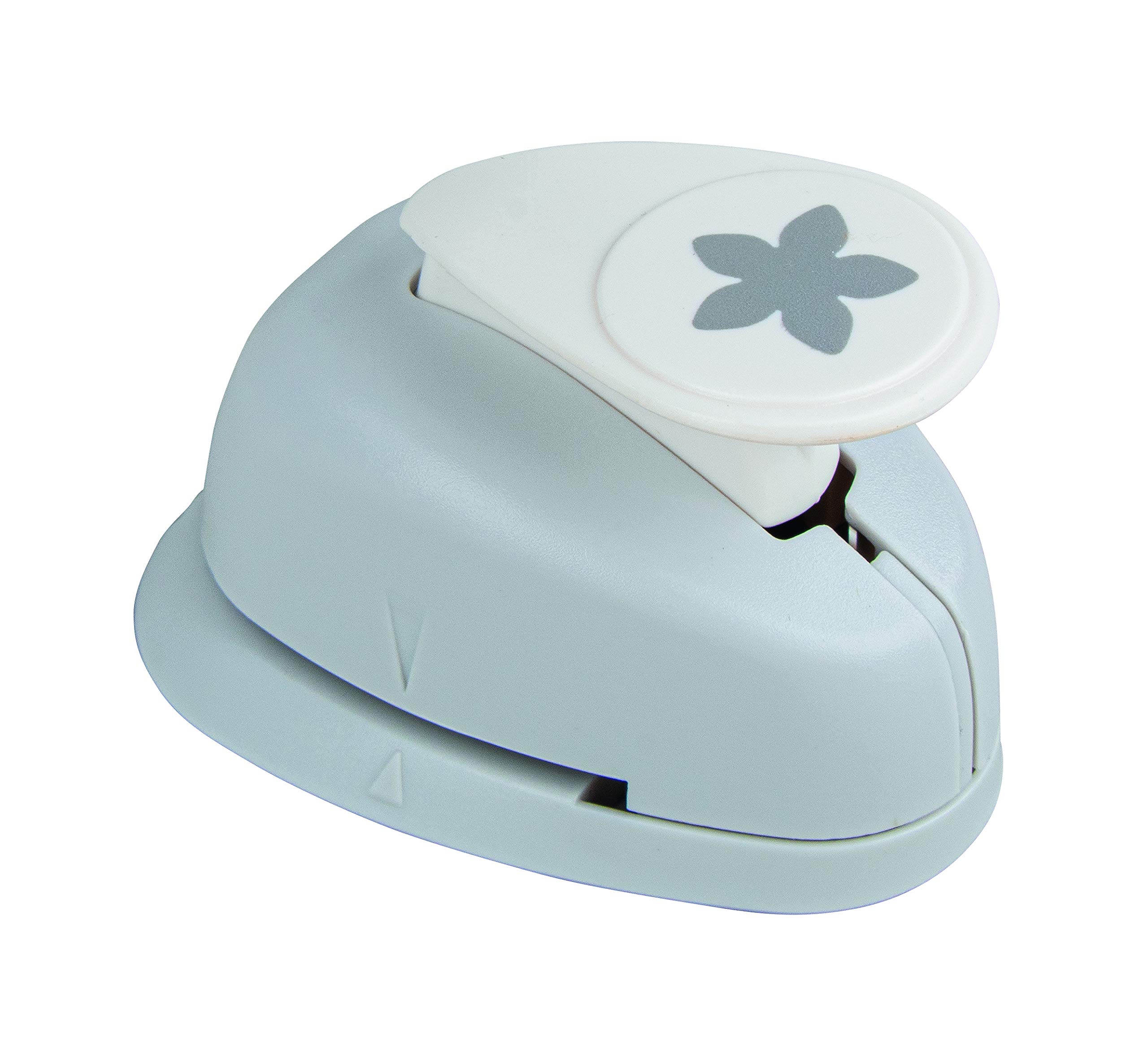 Rayher Paper Craft Punch with Flower Design, Lever Punch for Card Making and Scrapbooking, 1.6cm, 5/8", 89826000