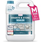 PLINTEX&reg; Penetrating Stone &amp; Concrete Sealer 1 Quart - Natural Finish | Waterproof Paver, Driveway, Patio &amp; Brick Sealer - Indoor &amp; Outdoor - Covers 120 sq ft - German Brand, Made in USA