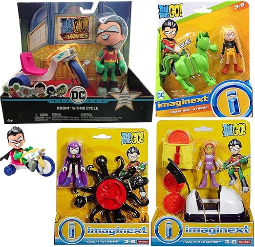 juguetes imaginext jovenes titanes