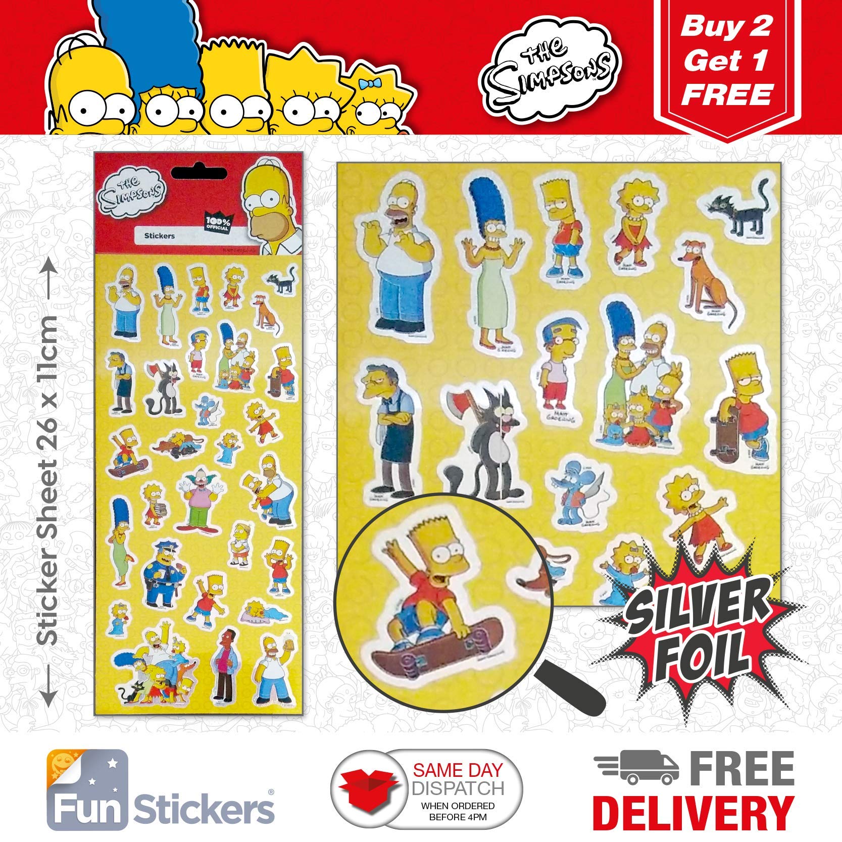 The Simpsons Sticker 1001