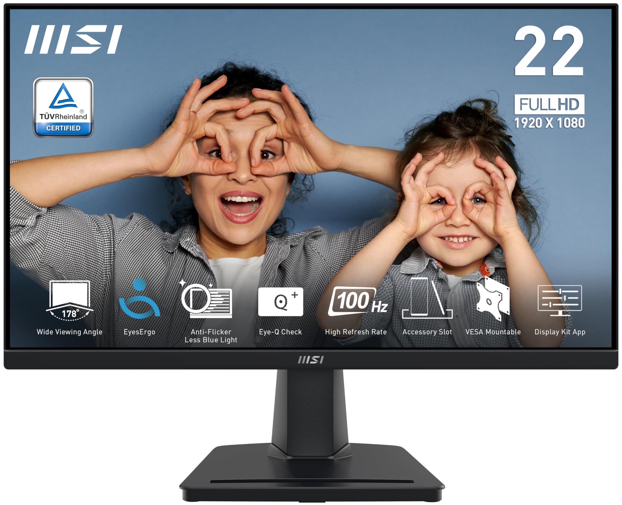 MSI PRO MP225V,22-inch VA 1920 x 1080
