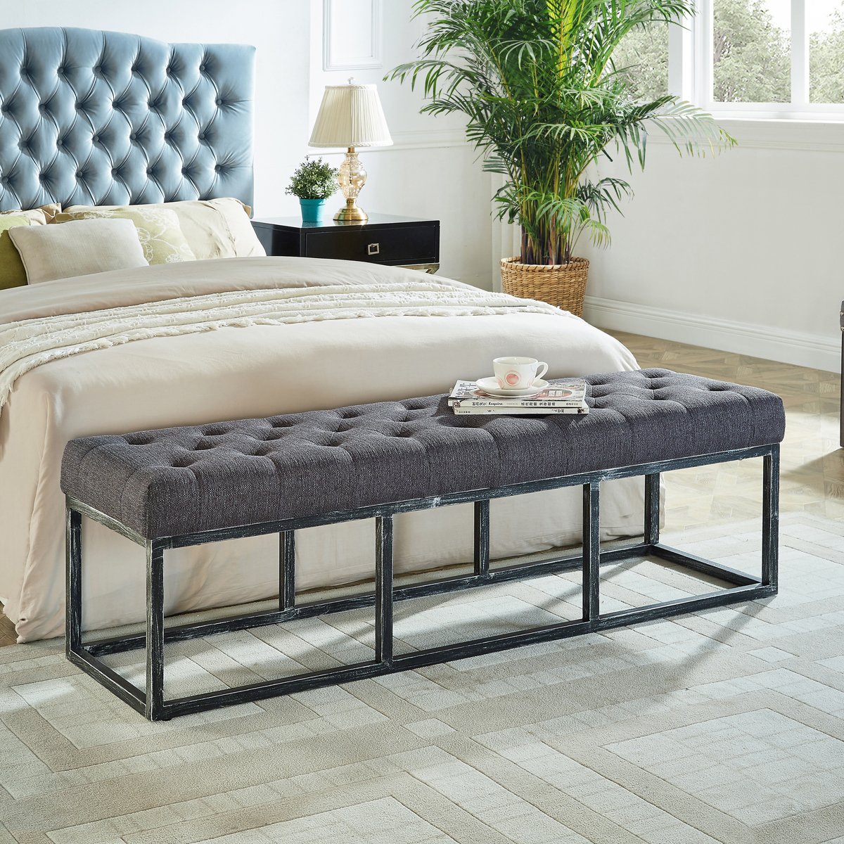 Best King Cushined Wooden Bed Frame
