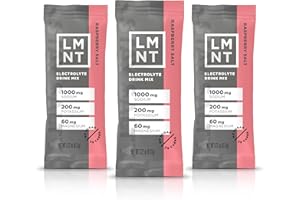 DRINK LMNT LMNT Zero-Sugar Electrolytes - Raspberry Salt - Hydration Powder Packets | No Artificial Ingredients | Keto & Paleo Friendly | 30 Sticks