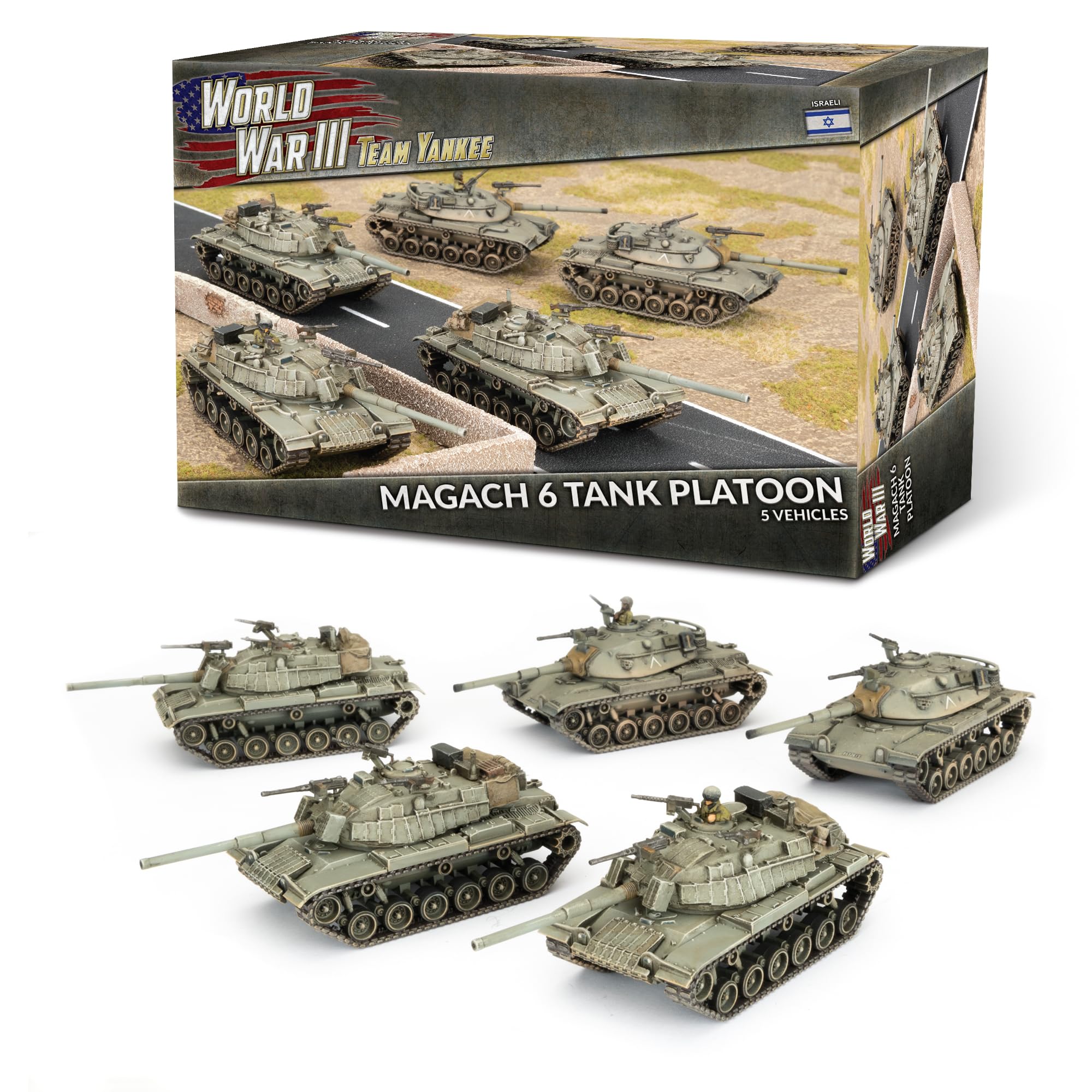 Flames of War - Team Yankee - Magach 6 (Blazer) Platoon