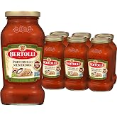 Bertolli Portobello Mushroom Pasta sauce, 24 oz (Pack of 6) | Portobello mushroom pasta sauce with the savory, earthy flavor of mushrooms, garlic, onion, and olive oil.
