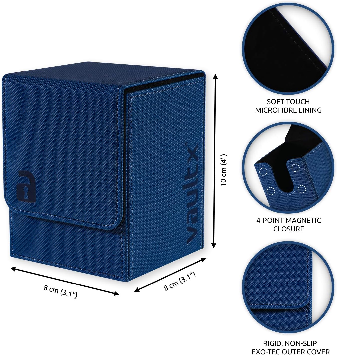 Vault X ® Premium eXoTec ® Deck Box Large Size for 100+ Sleeved