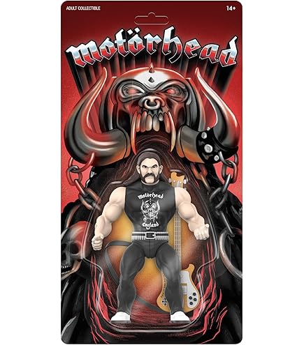 Amazon.com: Motorhead Lemmy Kilmister Deluxe Action Figure Case of