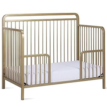 gold baby bed