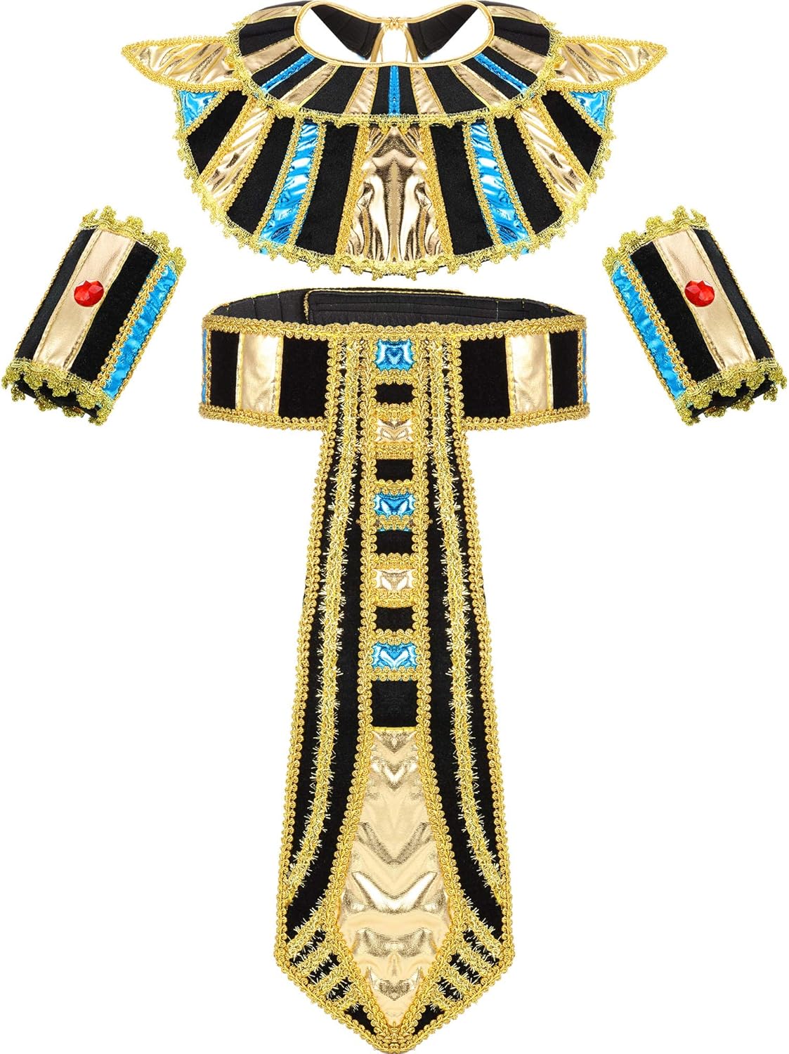 SATINIOR Egyptian Costume Accessory Includes Egyptian Belt