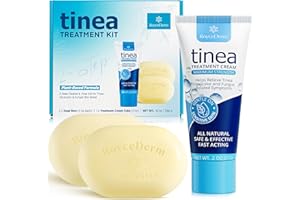 Roycederm Tinea Versicolor Relief Cream & Soap: Supports Healthy-Looking & Hydration, Gentle Formula for Discoloration & Unev