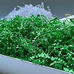 MARSROAM Green Crinkle Paper Filler 1 LB Shredded