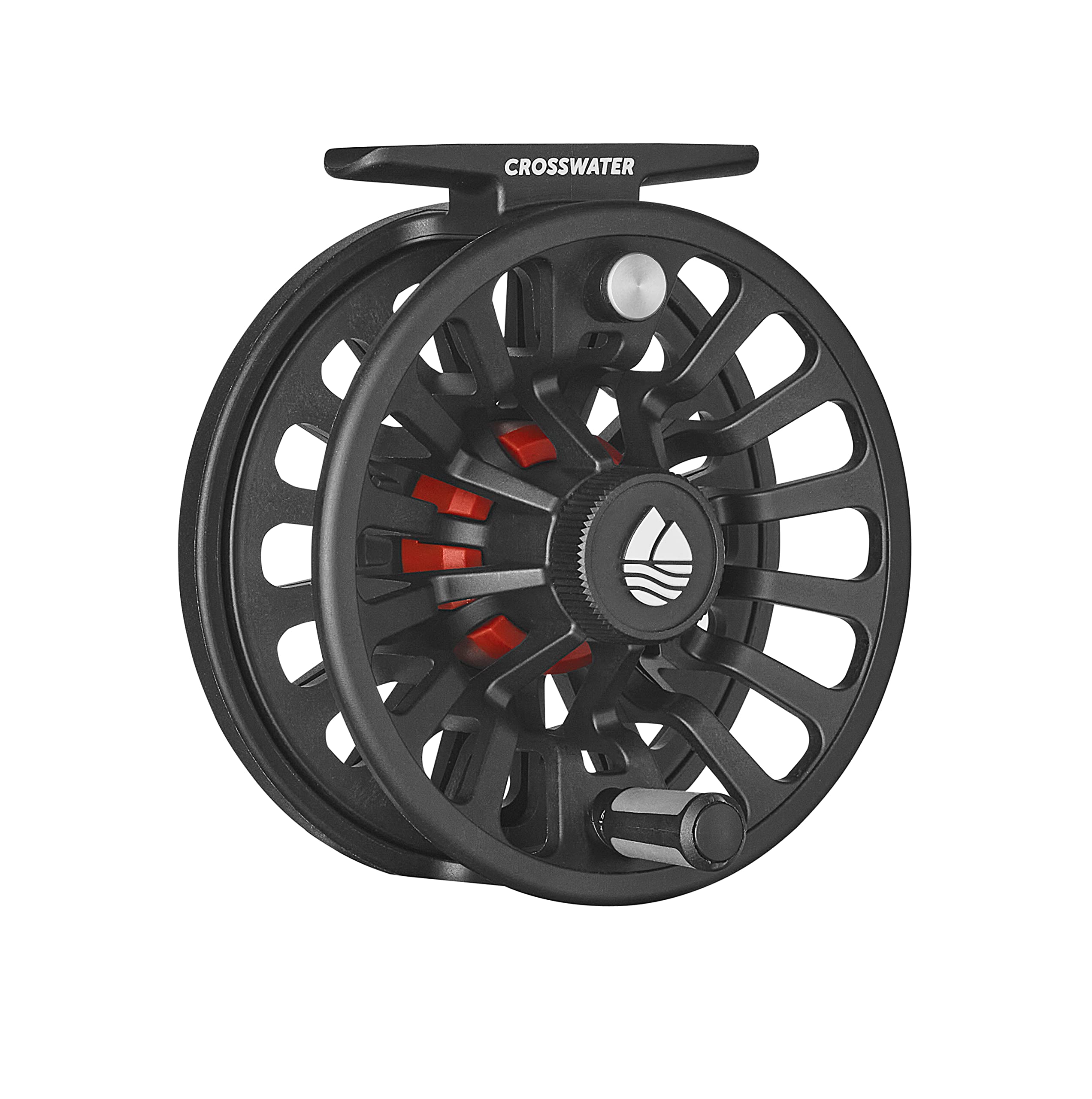 Redington Crosswater IV, Prespooled Fly Reel with 5WT Fly Line and Dacron Backing, Black, 4/5/6