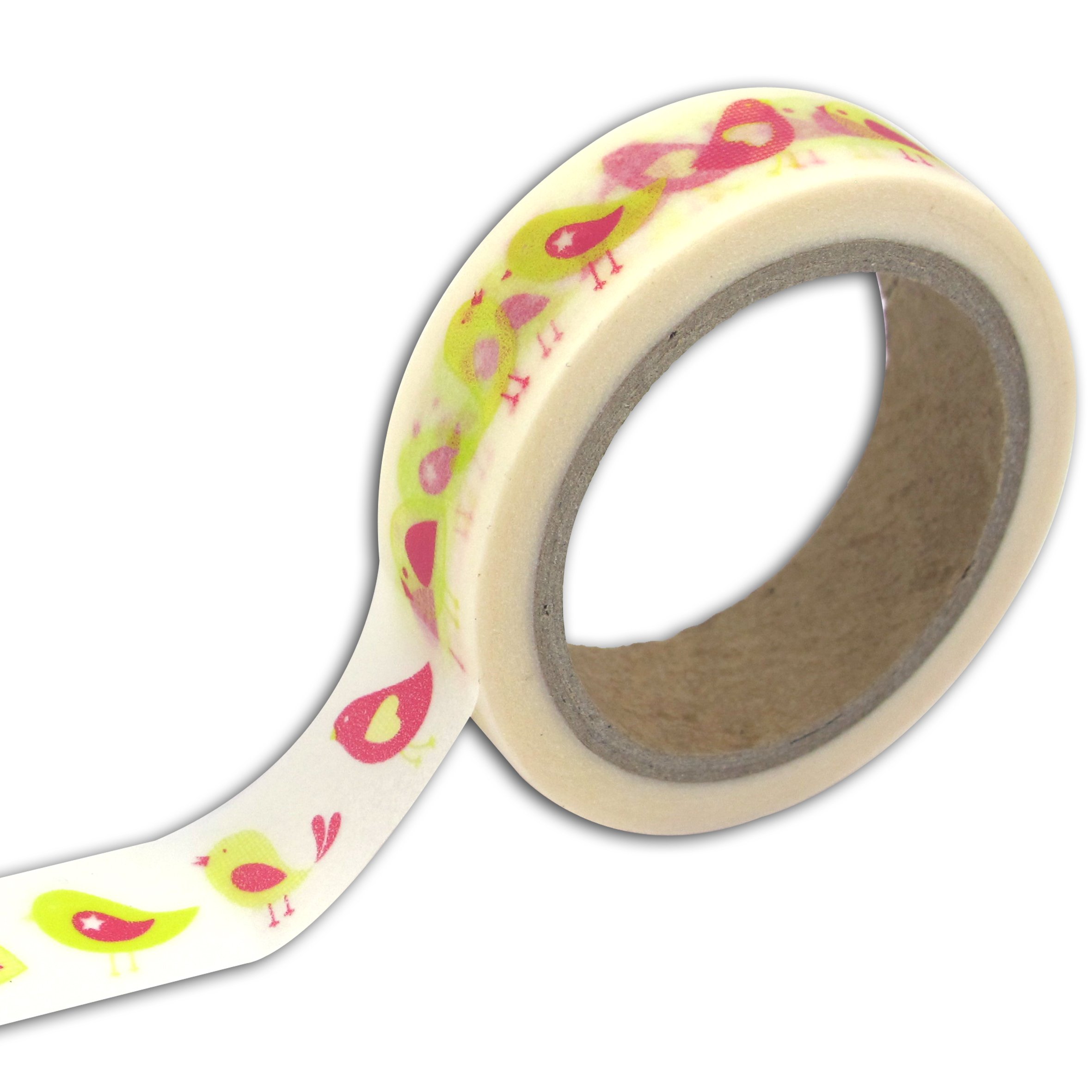Toga MT133 Piou Piou Masking Tape Washi Tape Multicoloured 1.5 x 1000 x 0.1 cm