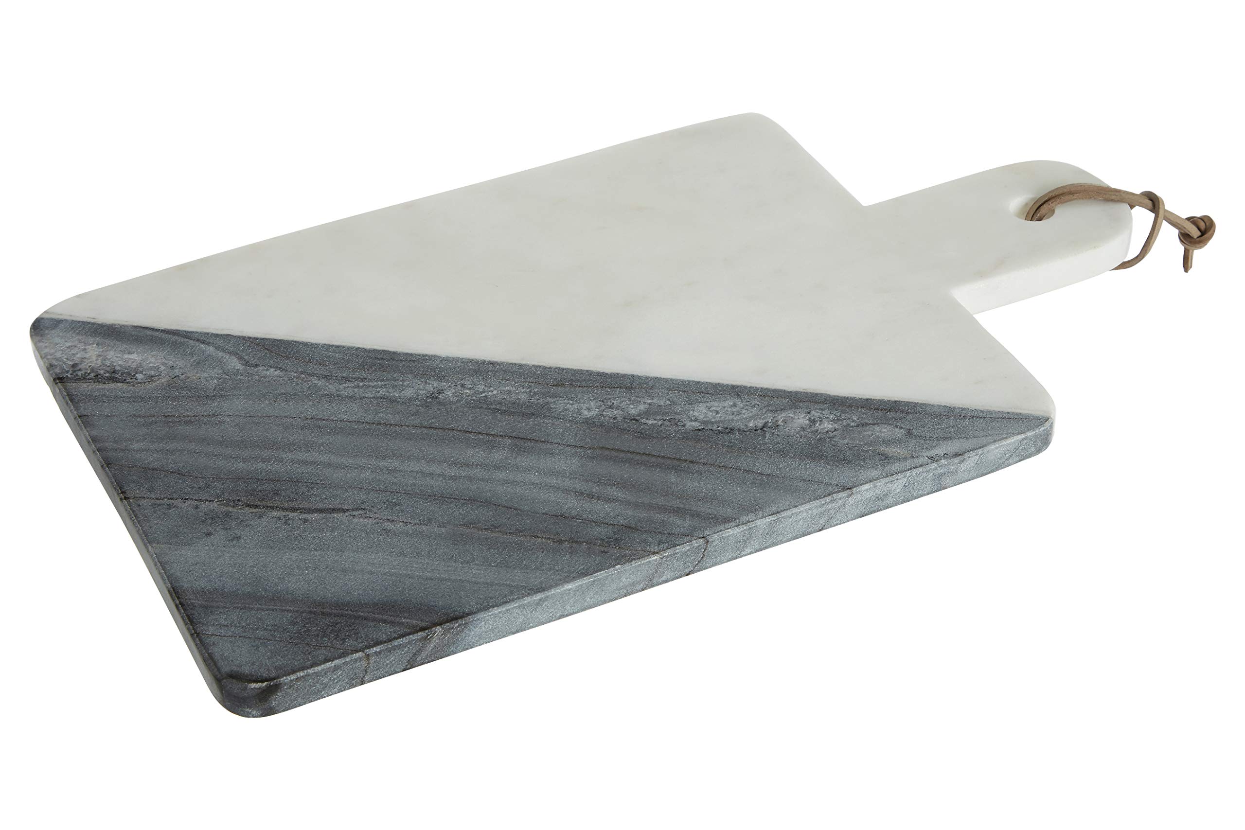 Premier Housewares Marble Chopping Board, Cutting, White/Grey - 39 cm