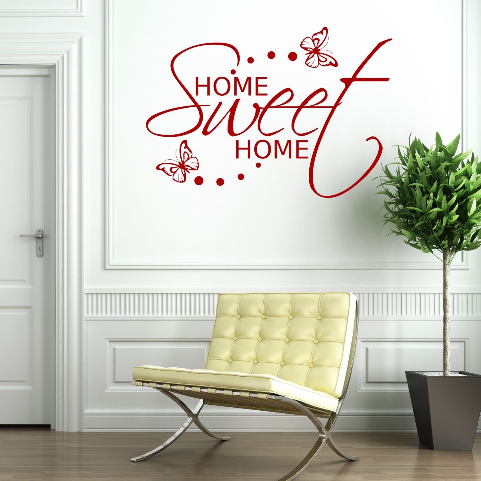 Home Sweet Home Wall Sticker Art Room Gift Decal Mural Transfer Art Sticker DecoR WSD493