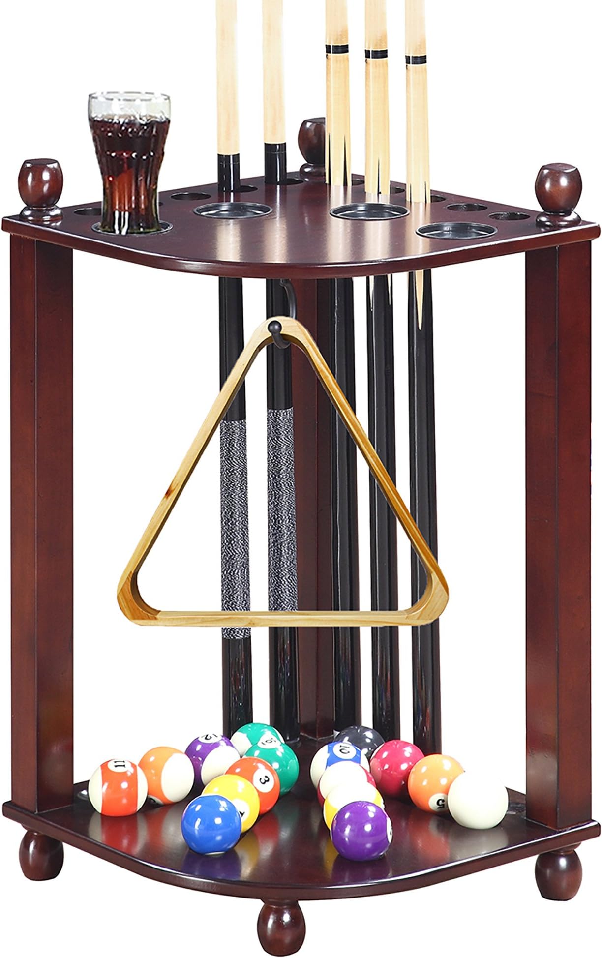 HathawayRegent Corner Floor Cue Rack