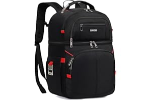SINVICKO Insulated Cooler Backpack,Double Deck Leakproof Cooler Bag,Insulated Backpack Cooler Lunch Backpack for Men Women
